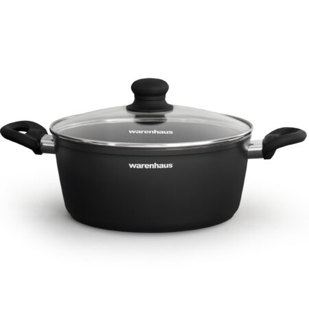 OLLA VULCANO 24 CM NEGRO IND