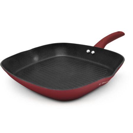 SARTEN GRILL VULCANO 28CM ROJO WARENHAUSE