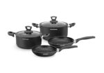 SET COCINA ECLIPSE II 6PCS NEGRO INDUCCION WARENHAUS