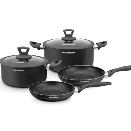 SET COCINA ECLIPSE II 6PCS NEGRO INDUCCION WARENHAUS