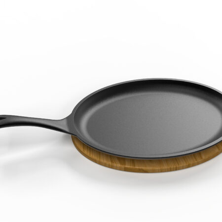 SARTEN DE HIERRO FUNDIDO OVALADO 26CM