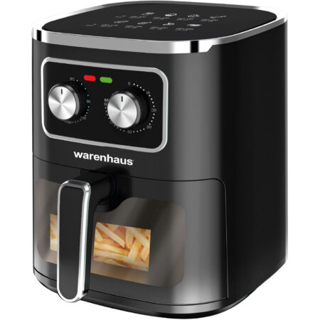 FREIDORA DE AIRE DIGITAL 5L NEGRA WARENHAUS