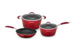 SET COCINA CARMIN 5PCS ROJO WARENHAUS